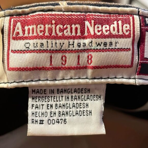 American Needle- Pittsburgh Penguins Hockey Wool Blend Flat Brim Hat- Size 7 1/8 - Picture 3 of 9